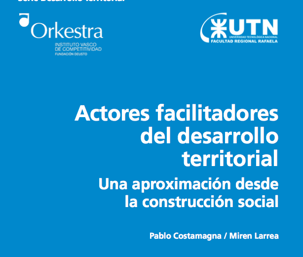 Libro Actores facilitadores del desarrollo territorial. Una aproximación desde la construcción social