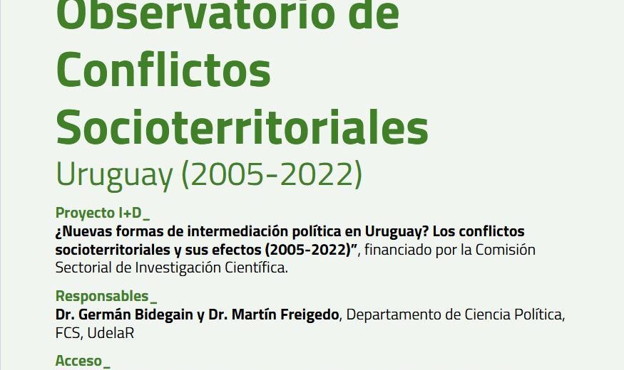 Observatorio de Conflictos Socioterritoriales en Uruguay