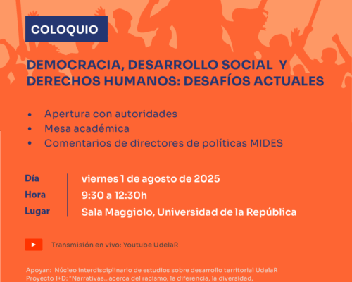 Coloquio:  «Democracia, Desarrollo Social y Derechos Humanos: Desafíos Actuales»
